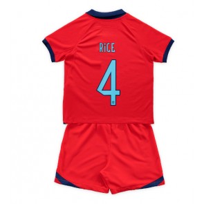 Engleska Declan Rice #4 Gostujuci Dres za Dječji SP 2022 Kratak Rukavima (+ kratke hlače)